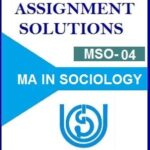 MSO-004: Sociology in India Ignou solved Assignment | Hindi Medium 2021-22