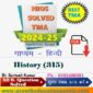 History (315) solved assignment