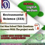 Nios Environmental Science 333 TMA solved