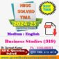 Business Studies-319 Nios Solved Assignment