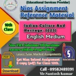 Nios Indian culture and Heritage 223 Solved Assignment pdf