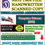 Nios Computer Science 330 Solved Assignment