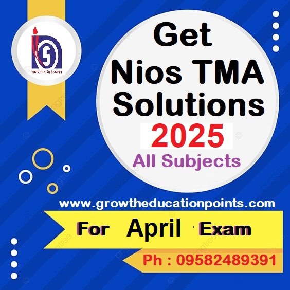 Online nios solved assignment class 12 english medium